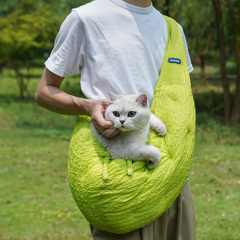 Portable Pet Carrier Shoulder Bag With Secure Comfortable Design
