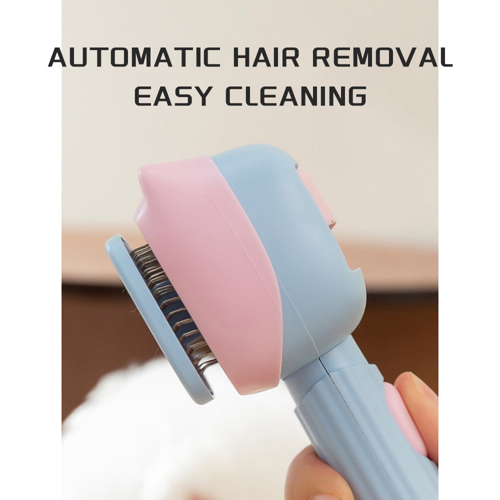 Pet Deshedding Grooming Brush For Hair Removal And Dematting