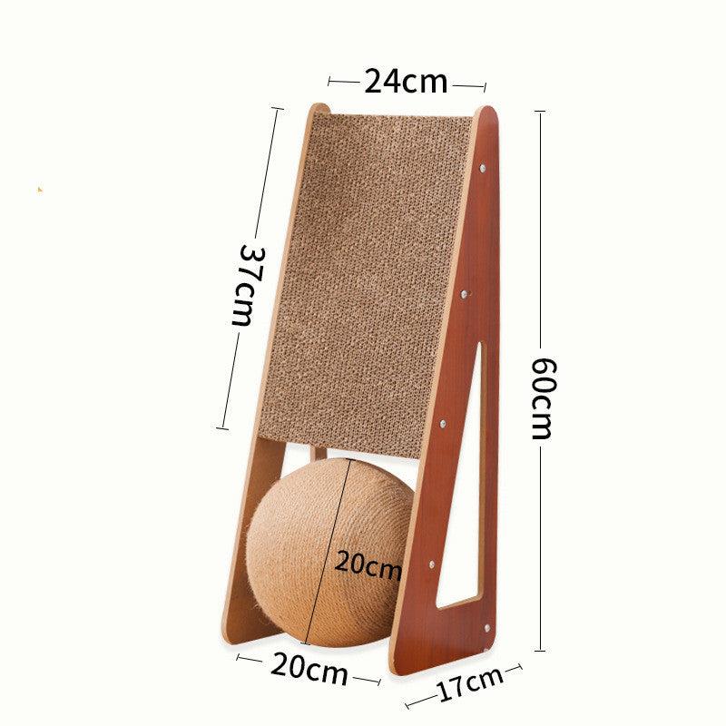 Corrugated Paper Pet Scratching Board Toy For Claw Care
