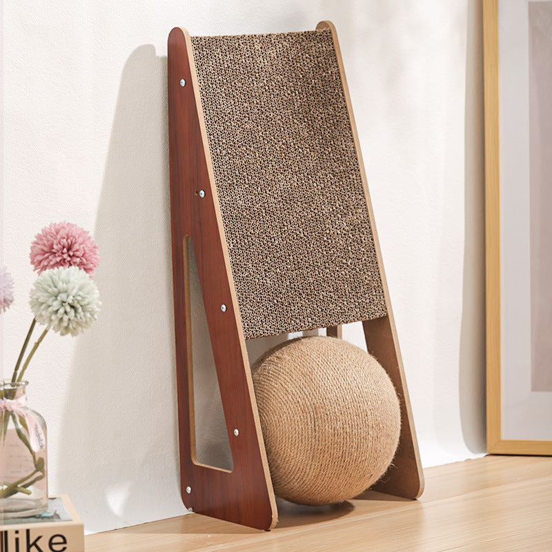 Corrugated Paper Pet Scratching Board Toy For Claw Care