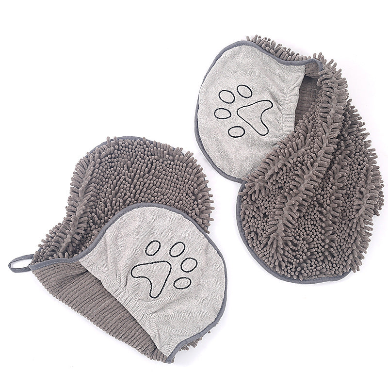 Pet Scrubbing Glove Towel Bathing Cleaning Tool
