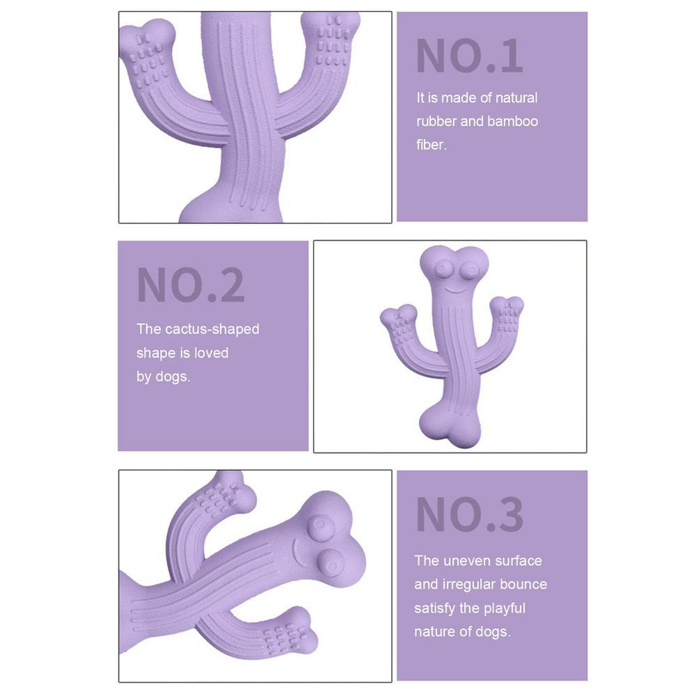 Ultra Durable Cactus Pet Chew Toy For Interactive Play