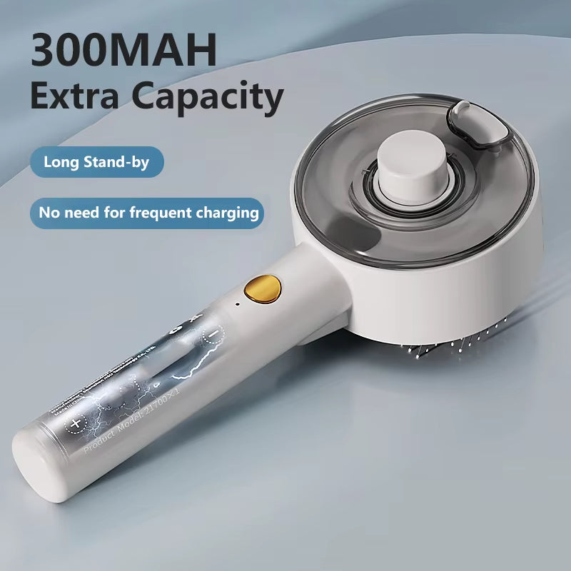 3 In 1 Electric Pet Steam Brush With Spray And Massage