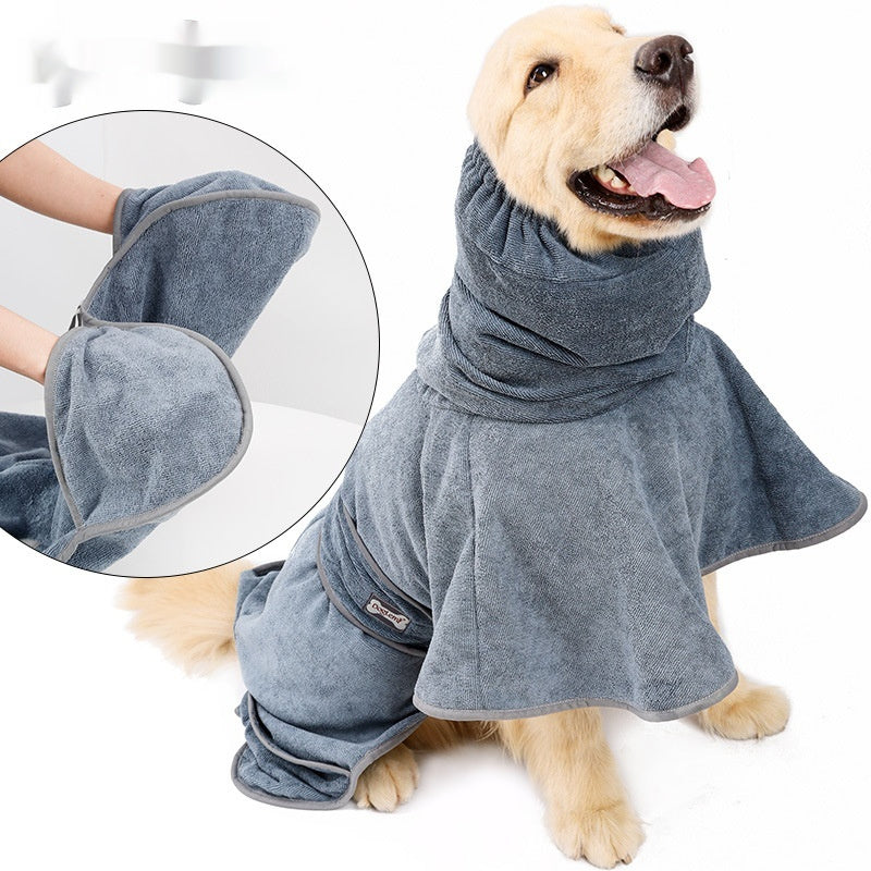 Pet Cotton Bath Towel Strong Absorbent Quick-Drying