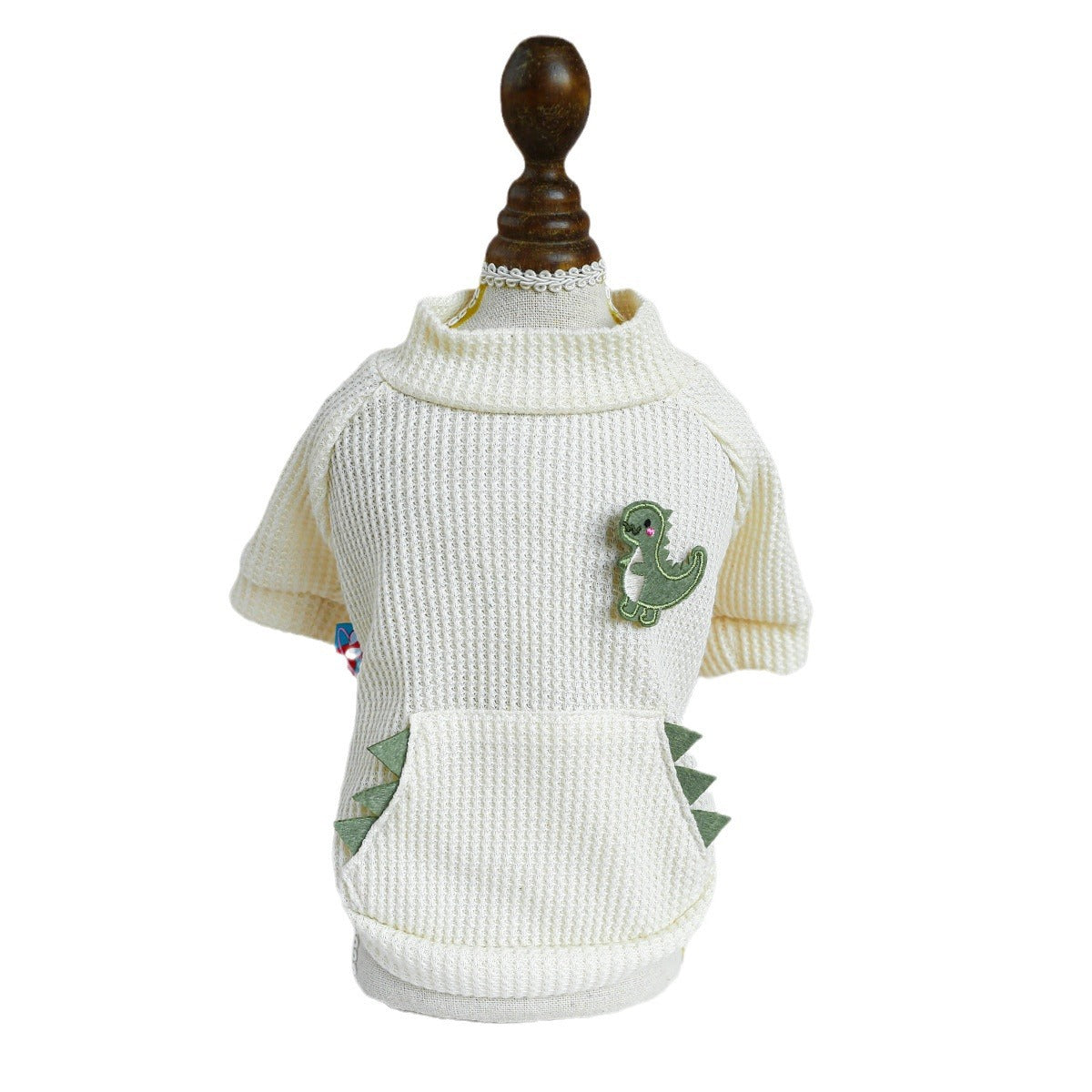 Casual Pet Sweater Round-Neck Knit Shirt